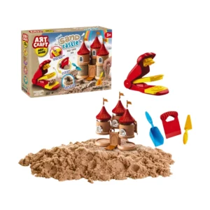 750 gram vormbaar speelzand in verschillende kleuren.